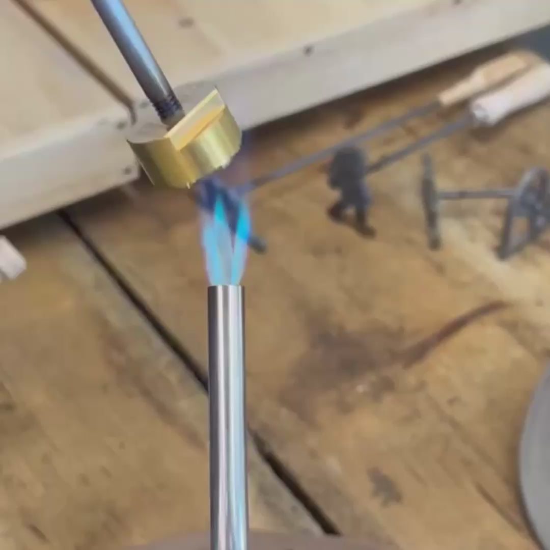 Mini Hat Branding Iron Heat with Propane Torch