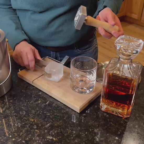 Video demonstrating 2 inch ice stamp branding
